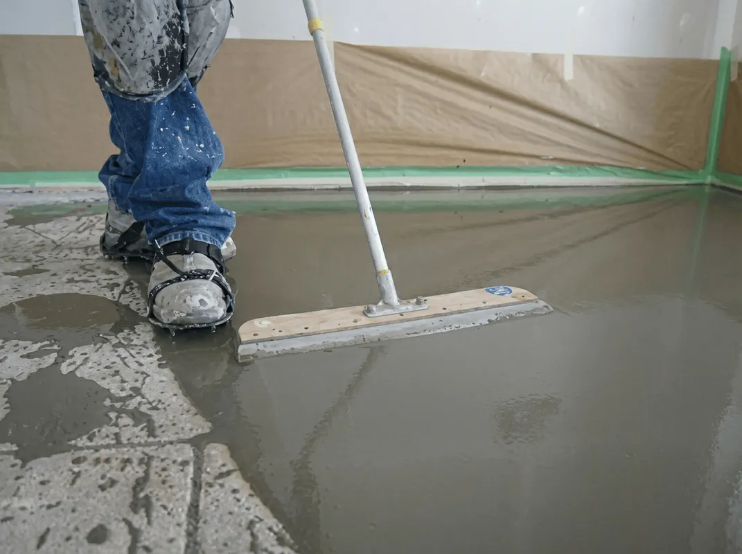 Uneven floor being professionally repaired in Columbia, SC
